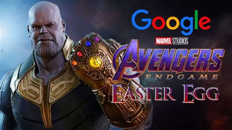 Google Made an Avengers: Endgame Easter Egg for .
